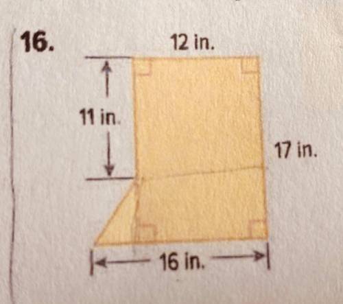 Find the area of the figure? round to nearest tenth if necessary.