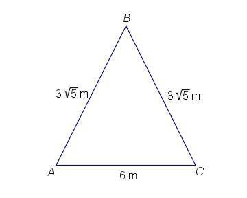 Find the exact perimeter of triangle ABC. example; 4 √5+5 can be shown as; 4 times the square root o