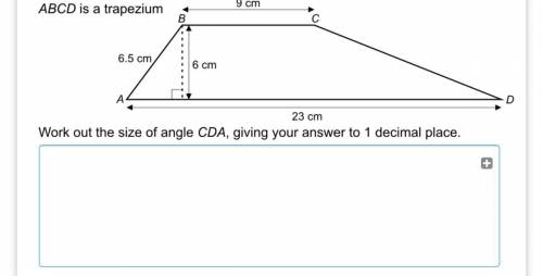 Work out the size of angle cda