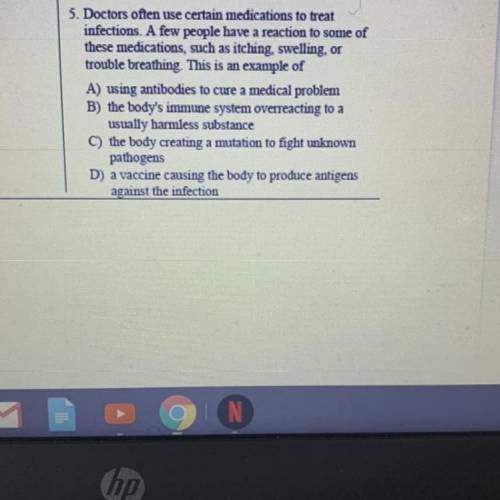PLEASE HELP ME it’s for living environment it’s only question 5