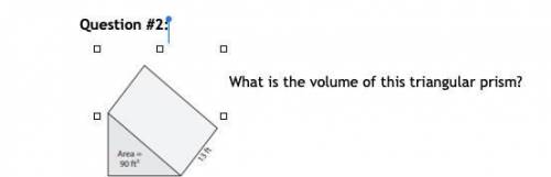 What is the volume of this triangular
