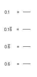 Write the fractional equivalent (in reduced form) of each number. PIC BELOW-