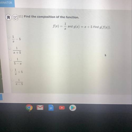 Find the composition of the function
