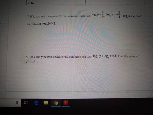 Please help with these two logarithm problems! :)