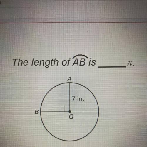 The length of AB is __