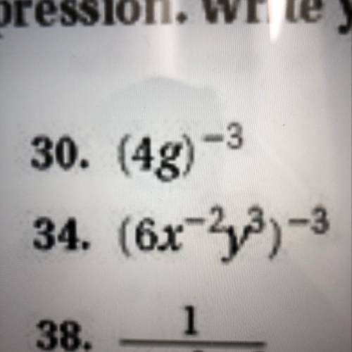 I need help with 34 it’s exponents