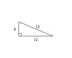What is the side length b in the triangle below? Please help!