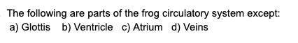 Can someone help me with this question, its about frogs.