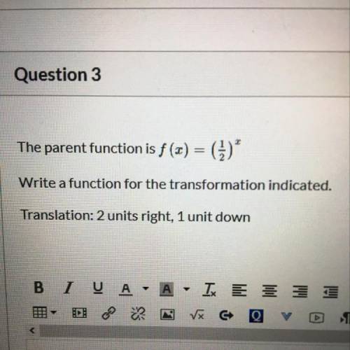 What is the function that I need to write