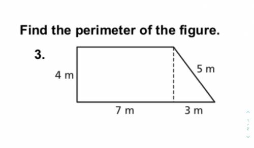 Find the perimeter of this shape