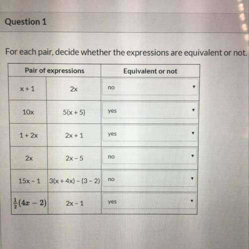 Are these correct? If not help me please??