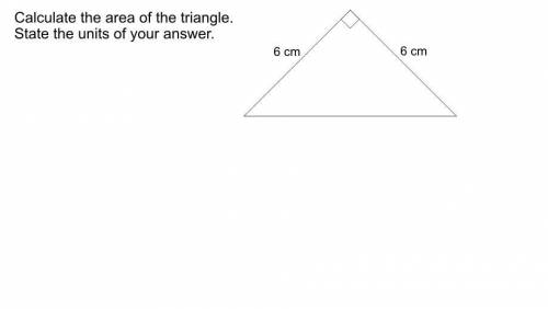 Calculate the area of the equilateral triangle state the units of your answer