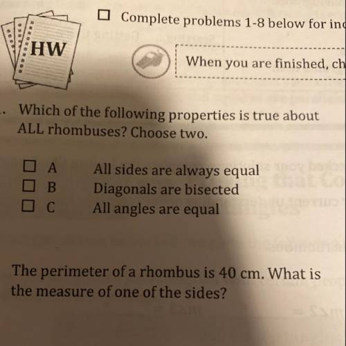 Need help on question 1 and 3
