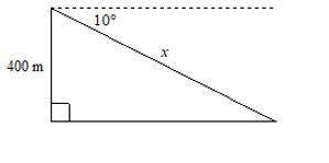 Find X, this is an assignment on Right triangles and trigonometry.