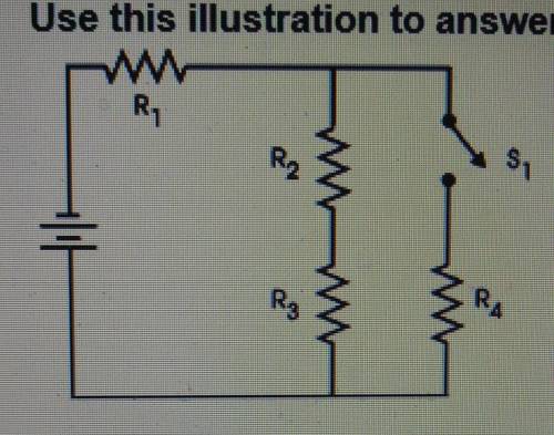 Assuming that each of the resistors in the circuit shown in the figure above has a resistance value
