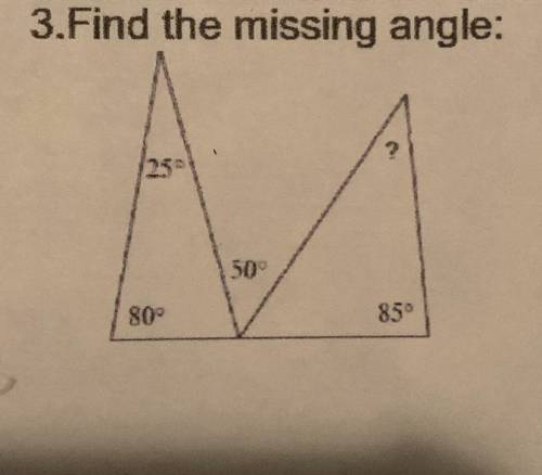 Find the missing Angle