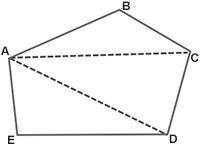 Calculate the area of the figure below using the following information:  Area of triangle ABC = 7.95