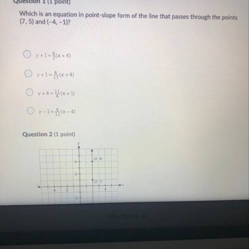 Question 1 help! Please!