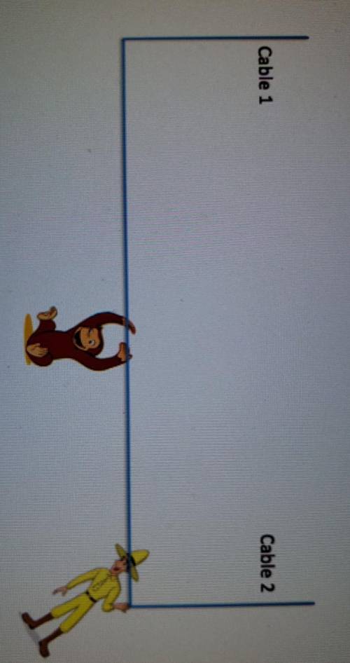 Curious George (mass m) is hanging out in the middle of a horizontal bar of uniform density and leng