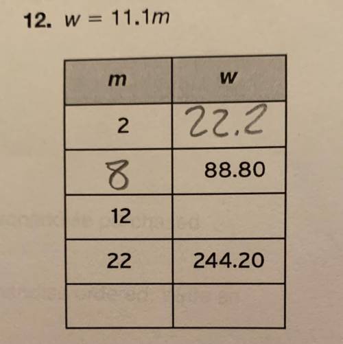 What are the numbers for the last row???? Need answer ASAP