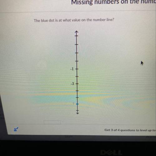 What is the value of the missing dot