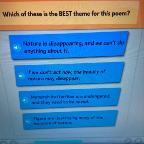 Which of these is the best theme for this poem