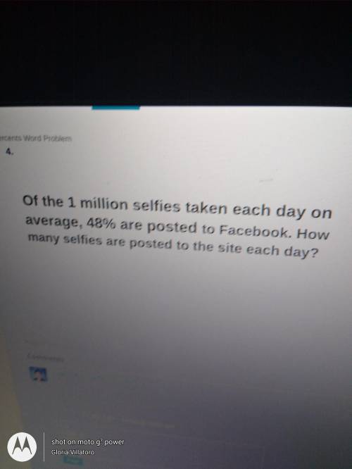 1 million selfies taken each day on average, 48% are posted How many selfies are posted to the site