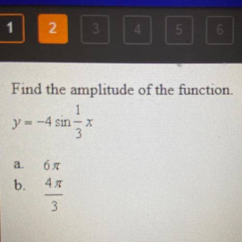 Find the amplitude of the equation