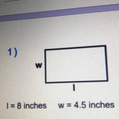 What’s the area and the perimeter