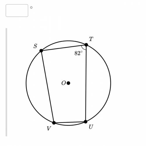 On circle O above the measure of arc SV is 120 degrees. What is the measure of arc VU.
