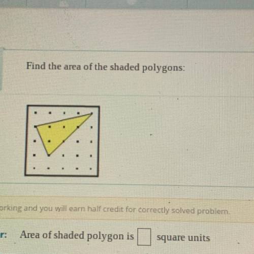 Area of polygons:::::