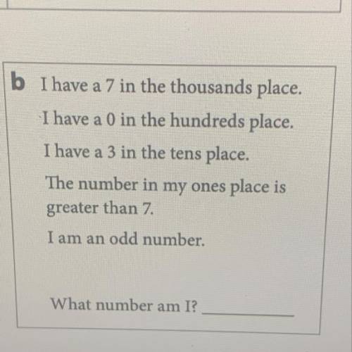 I am an odd number What number am I ?