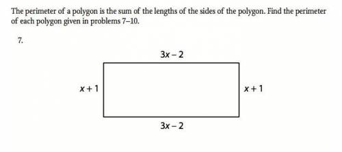 Will mark brainliest please answer! The perimeter of a polygon is the sum of the lengths of the side