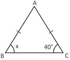 Name three things you know about this triangle.  Be sure to explain HOW you know Name lines and angl