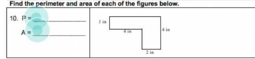 I need help finding the area and perimeter