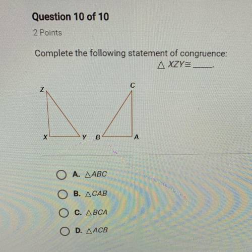 What’s the correct answer ?