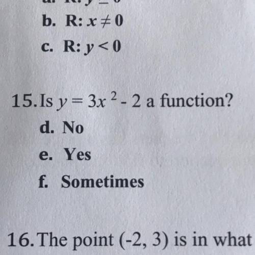 How do I go about answering questions 15?