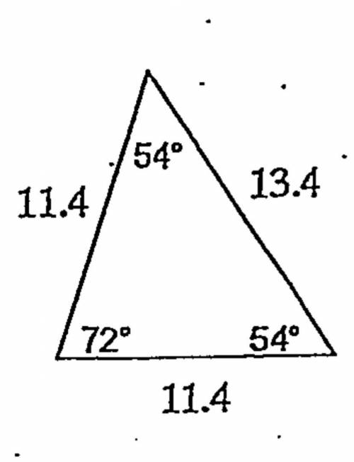 Equilateral scalene or isosceles?