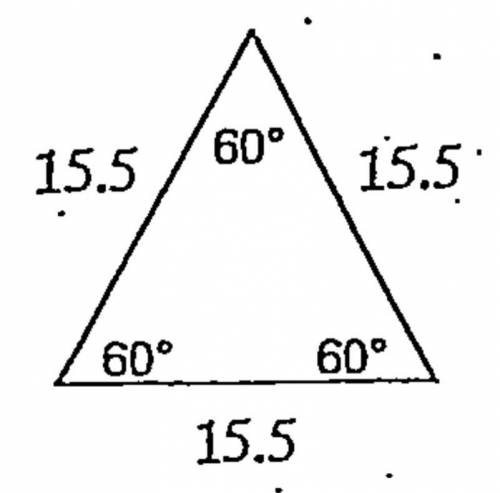 Equilateral, scalene or isosceles