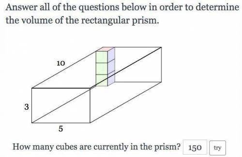 How many cubes are in the prism?