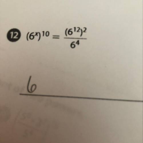 Explain how you solved for x to in problem 12.