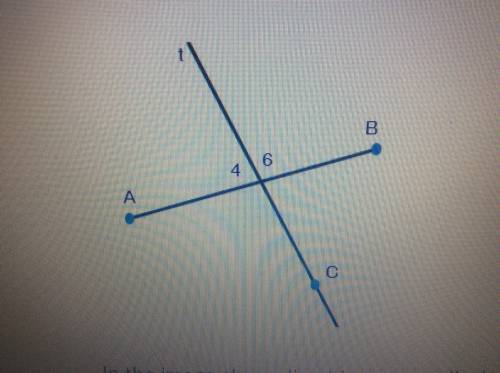 The figure below shows line t, which intersects segment AB: In the image below, line t is a perpendi