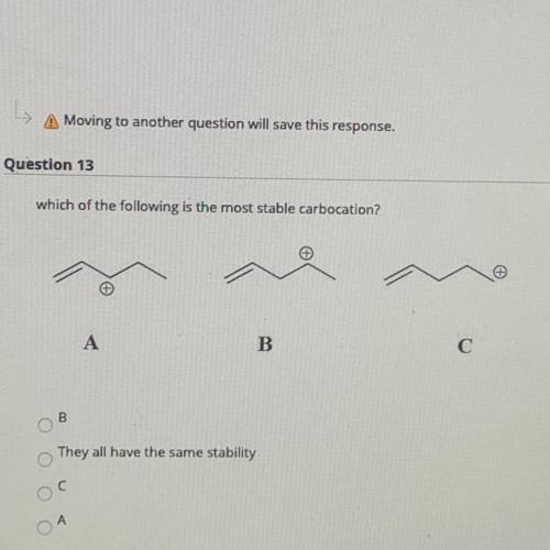 Which of the following is the most stable carbocation ?
