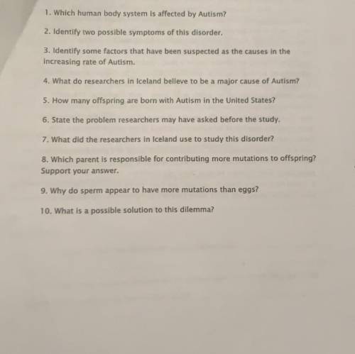 I need help finding the answers for this work sheet please