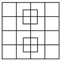 How many different squares appear in this picture?