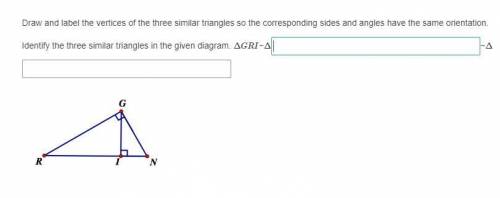 (HOMEWORK) Label the vertices of the three similar triangles