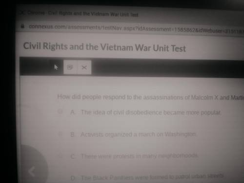 Civil rights and the Vietnam war unit test