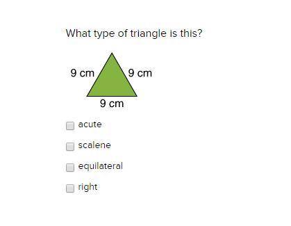 What type of triangle is this?