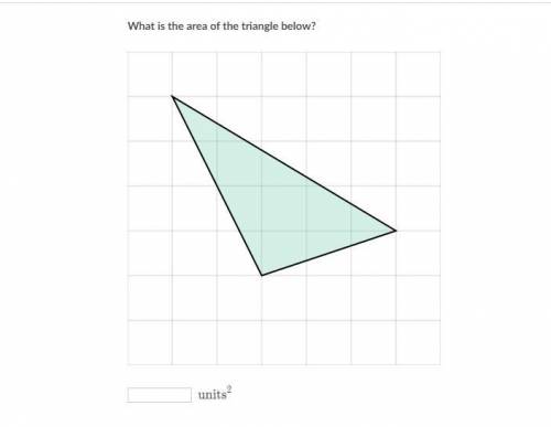 Please help me if you can asap What is the area of the triangle below
