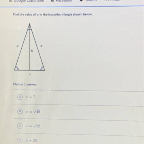 What’s the value of x??